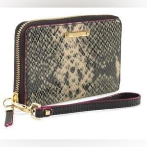 STELLA & DOT - Python Print Wristlet / Wallet. Wristlet strap is detachable.